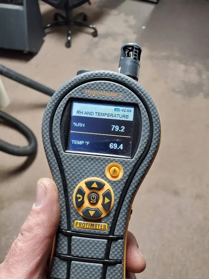 Moisture meter humidity assessment for Fire & Smoke Damage Restoration in Wheeling